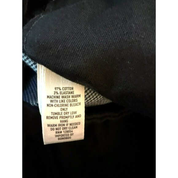 Bonobos Wednesday Blue Houndstooth Slim Fit Men's Golf Pants Size 34x30 - Picture 5 of 10